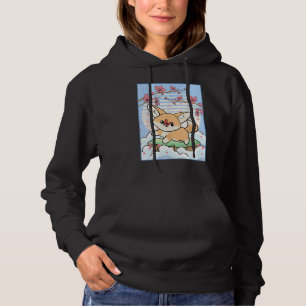 Fennec Fox Cherry Blossom Japanese Aesthetic 1 Hoodie