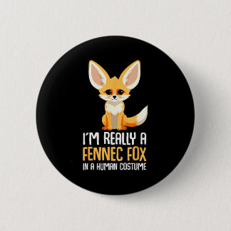 Fennec Fox Costume Girls Fox  Button