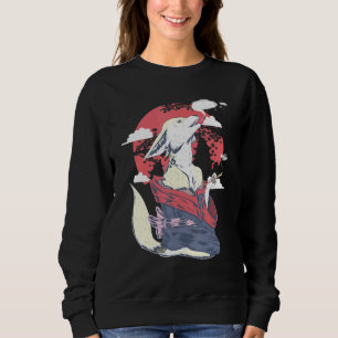 Fennec Fox Japanese Art Harajuku Retro Aesthetic C Sweatshirt