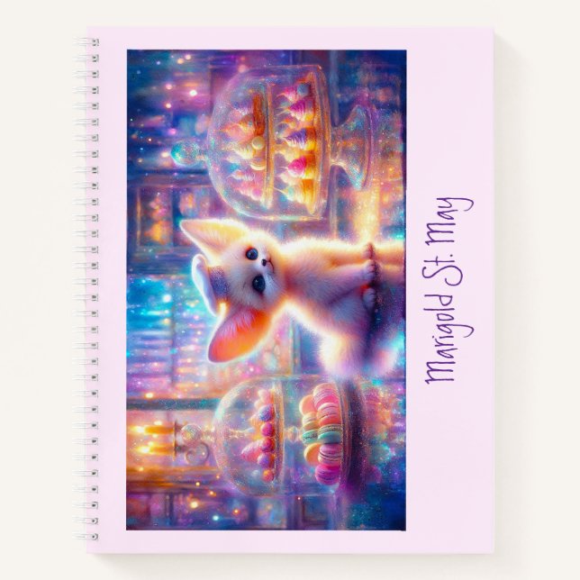 Fennec Fox Notepad Notebook (Front)