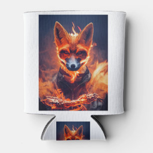 Fox in the Forest Can Cooler Wrap