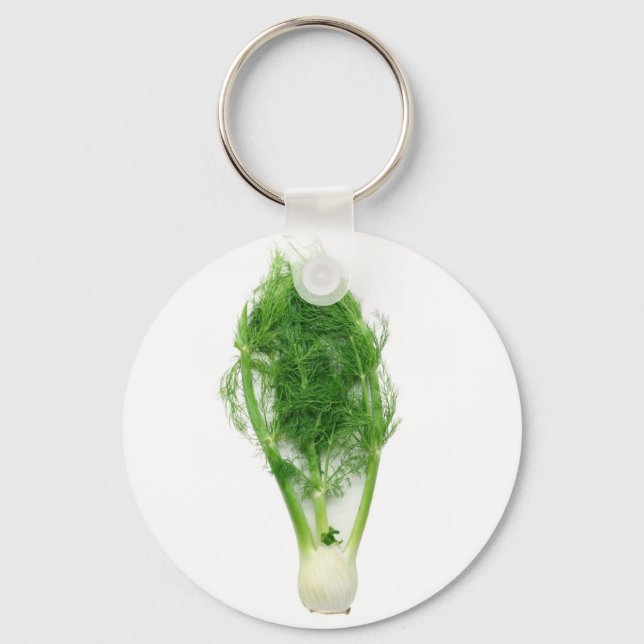 Fennel leaf and bulb keychain (Front)