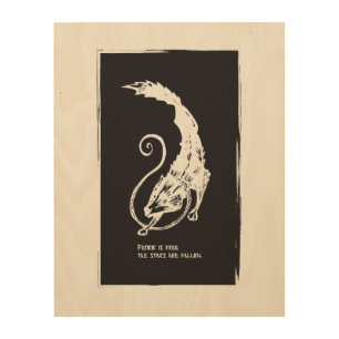 Fenrir Fenris is free dog viking norse mythology Wood Wall Art