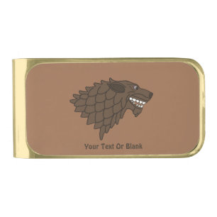 Fenrir/Fenriswolf Gold Finish Money Clip
