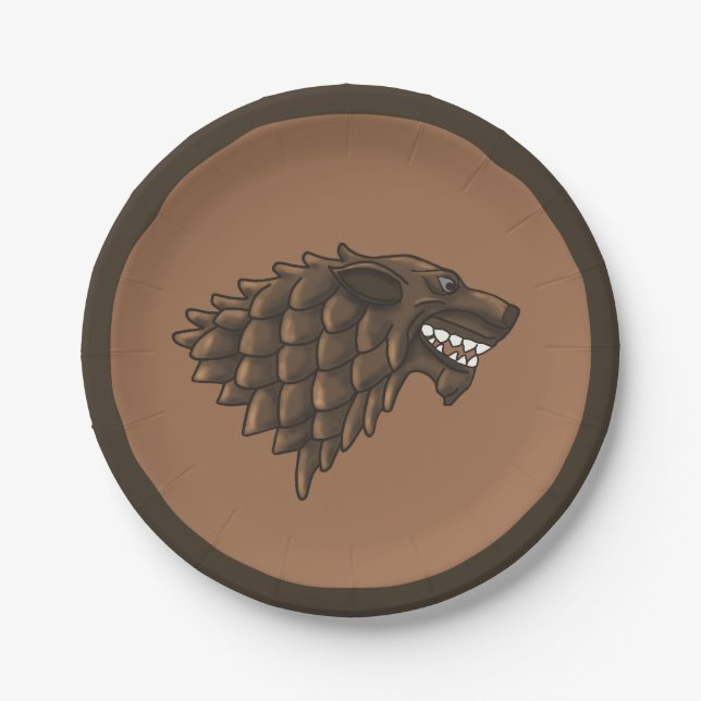 Fenrir/Fenriswolf Paper Plates (Front)