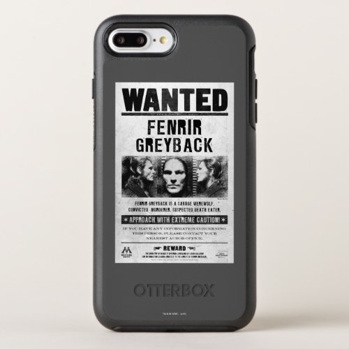 Fenrir Greyback Wanted Poster OtterBox Symmetry iPhone 8 Plus7 Plus Case