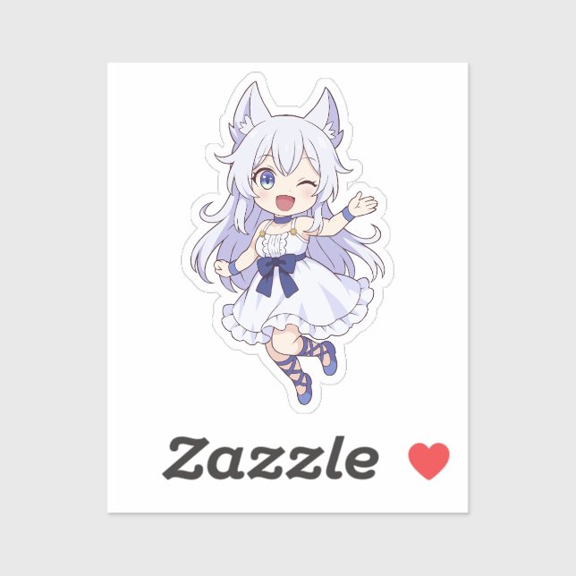 Fenrys Chibi Style Fanart Sticker (Sheet)