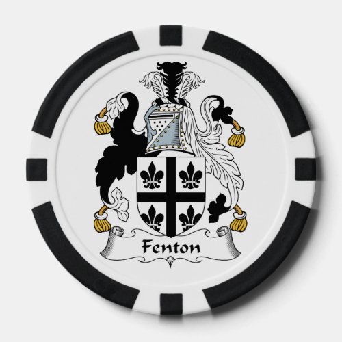 Fenton Family Crest Poker Chips