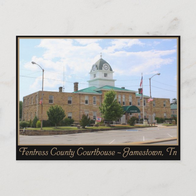 Fentress County Courthouse - Jamestown, TN Postcard (Front)