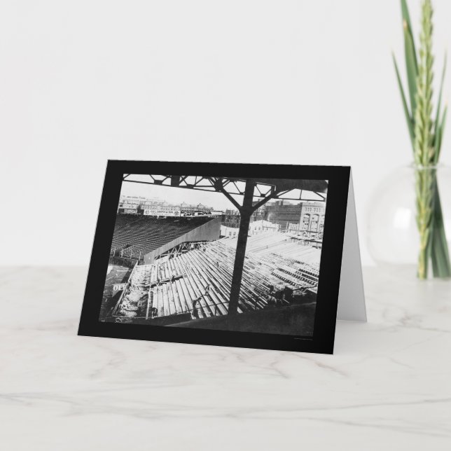 Fenway Baseball Park in Boston, MA 1912 Card (Front)