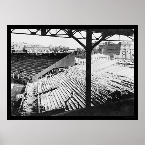 Fenway Baseball Park in Boston MA 1912 Poster