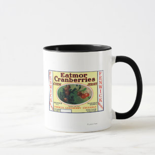 Fenwick Eatmor Cranberries Brand Label Mug