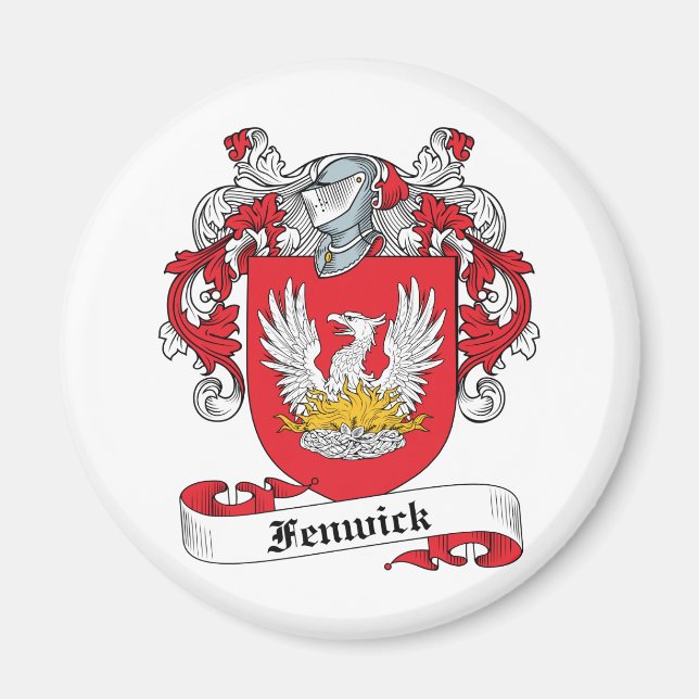 Fenwick Family Crest Magnet (Front)