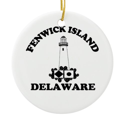 Fenwick Island. Ceramic Ornament