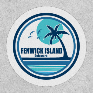 Fenwick Island Delaware Palm Tree Birds Patch
