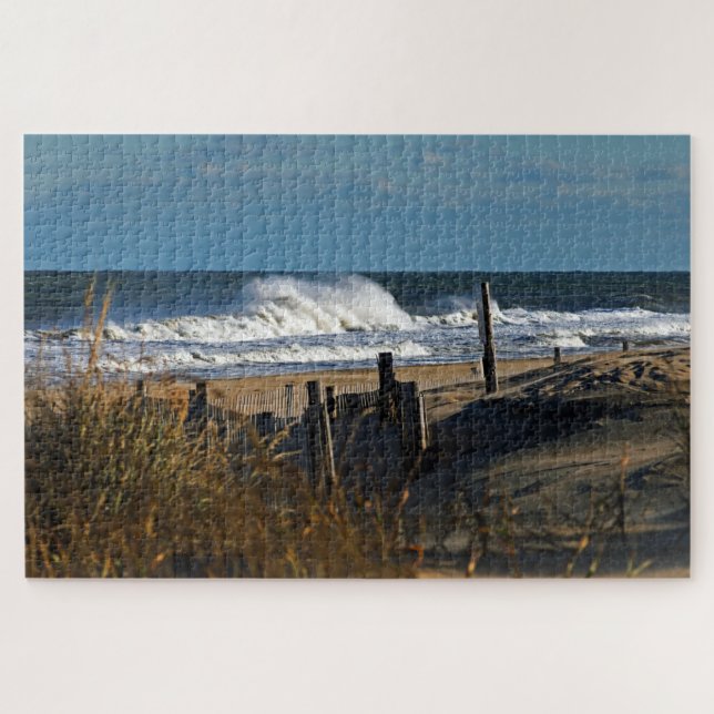 Fenwick Island Dunes and Waves Jigsaw Puzzle (Horizontal)