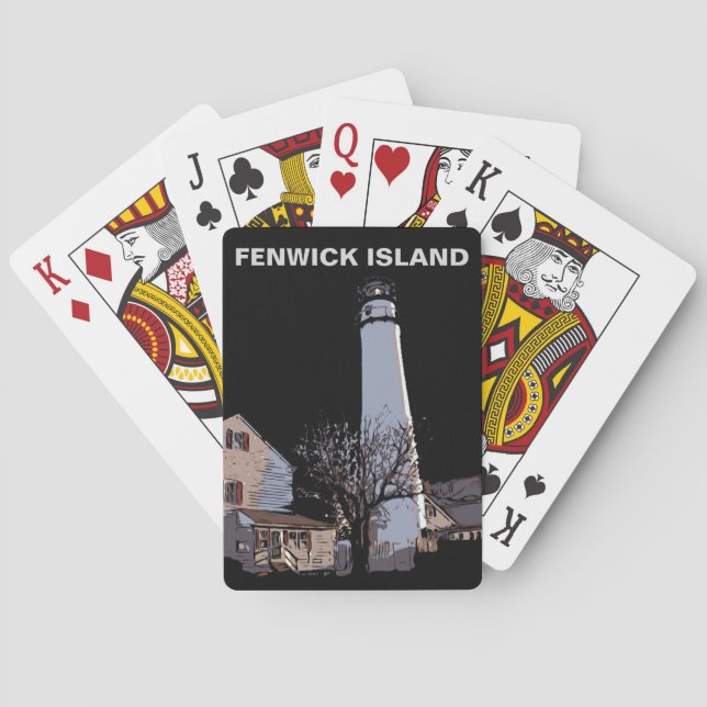 FENWICK ISLAND LIGHT POKER CARDS (Back)