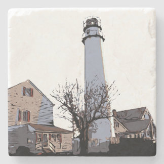 FENWICK ISLAND LIGHT STONE COASTER