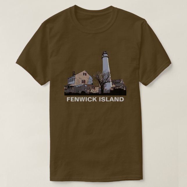 FENWICK ISLAND LIGHT T-Shirt (Design Front)