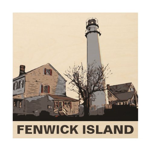 FENWICK ISLAND LIGHT WOOD WALL DECOR