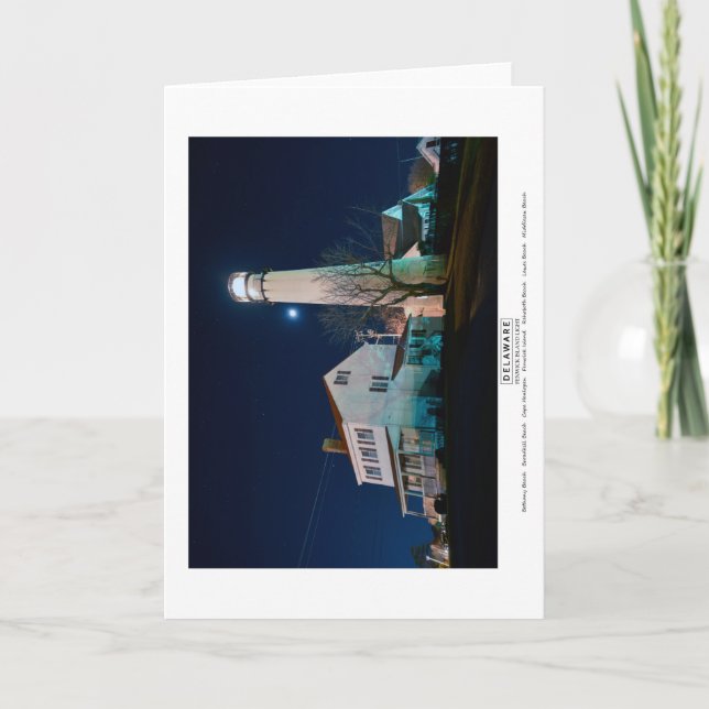Fenwick Island Lighthouse. Card (Front)