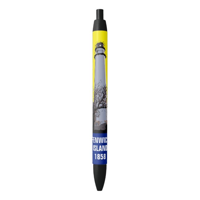 FENWICK ISLAND LIGHTHOUSE PEN (Front Vertical)