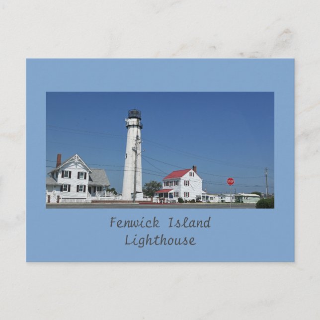 Fenwick Island Lighthouse Postcard (Front)