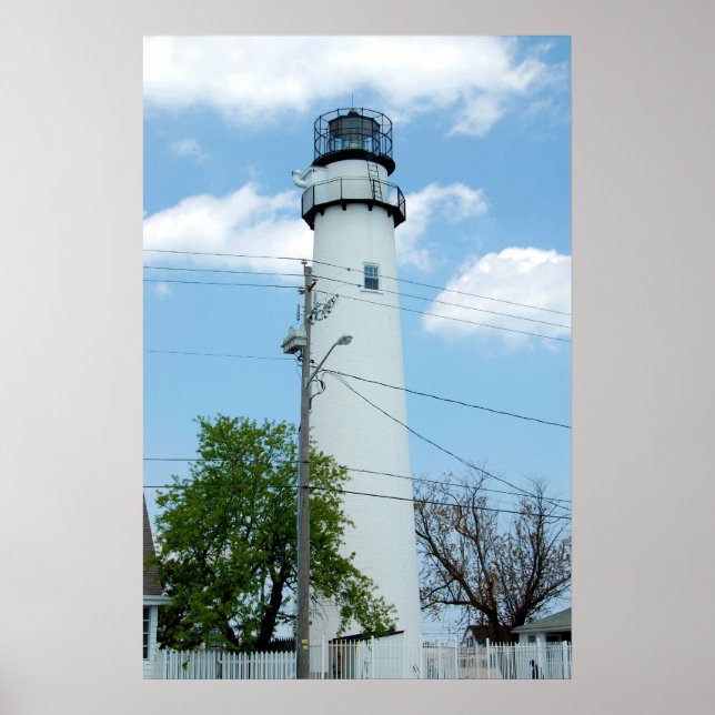 Fenwick Island Lighthouse Tower Poster (Front)