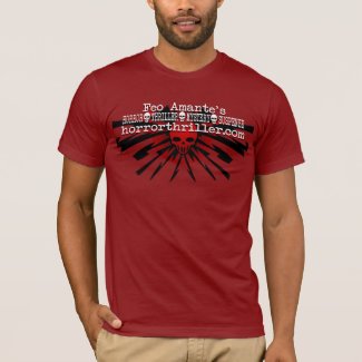 Feo Amante's Horror Thriller Red Banner T-Shirt