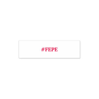#FEPE RED INK STAMP