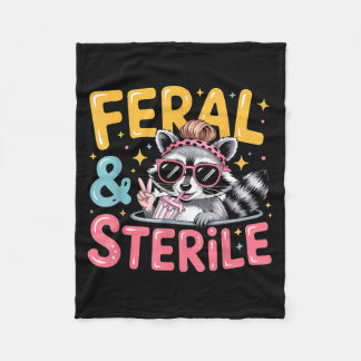 Feral and sterile hysterectomy recovery  fleece blanket