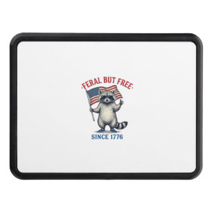 Feral But Free Patriotic Raccoon Vintage Shirt Des Hitch Cover