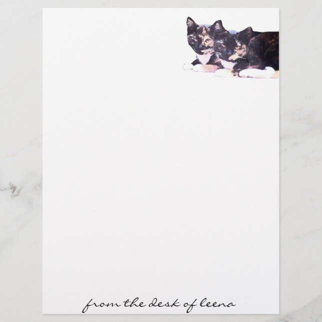 Feral Cat Family Letterhead (Front)