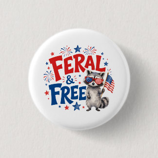 Feral & Free Button