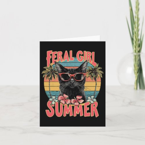 Feral Girl Summer 2  Card
