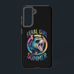 Feral Girl Summer Opossum Tie Dye Raccoon Samsung Galaxy S21 Case<br><div class="desc">Feral Girl Summer Opossum Tie Dye Raccoon</div>