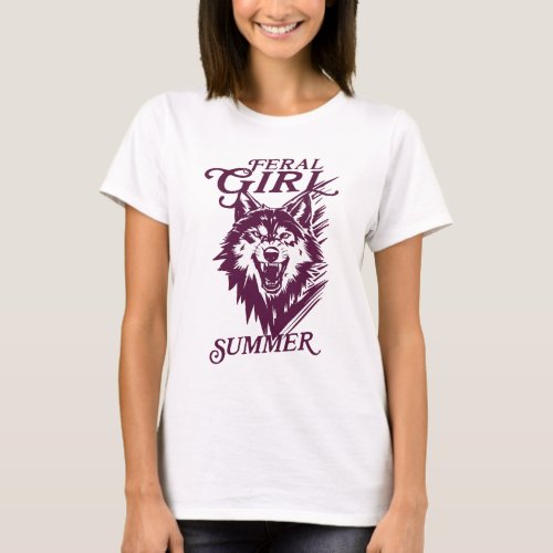 Feral Girl Summer T_Shirt