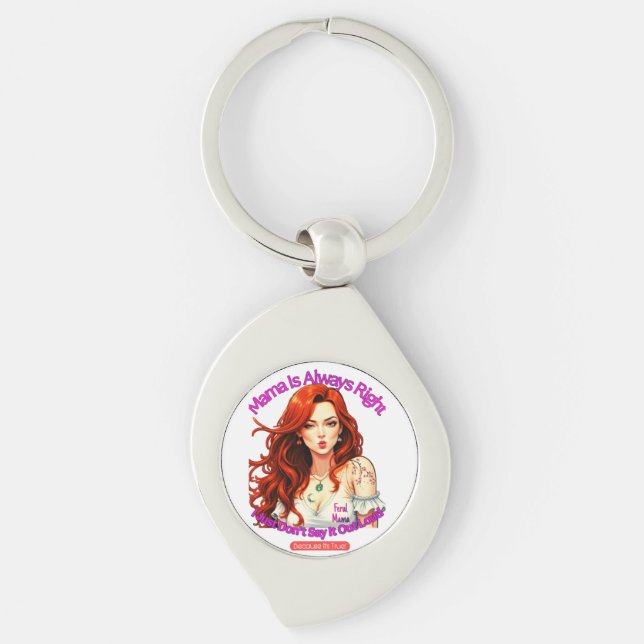 Feral Mama Keychain (Front)