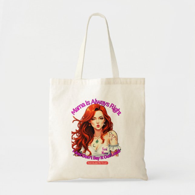 Feral Mama Tote Bag (Front)