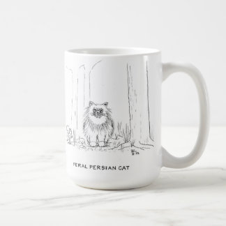 Feral Persian cat Coffee Mug