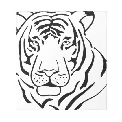 Feral Tiger Drawing Notepad