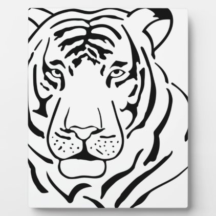 Feral Tiger Drawing Plaque