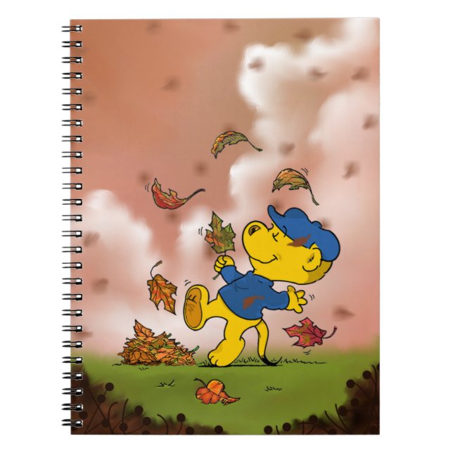 Ferald Amongst The Autumn Leaves Notebook (Front)