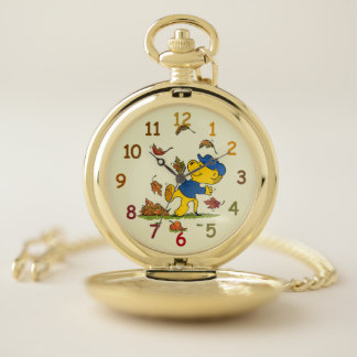 Ferald Amongst The Autumn Leaves Pocket Watch