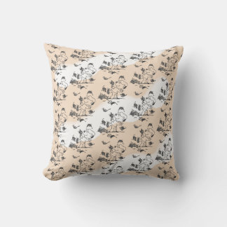 Ferald Amongst The Autumn Leaves Throw Pillow