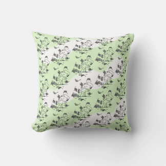 Ferald Amongst The Autumn Leaves Throw Pillow