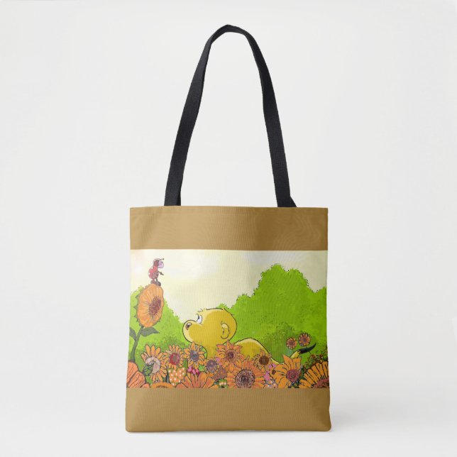 Ferald and Mizz Ladybug Tote Bag (Front)