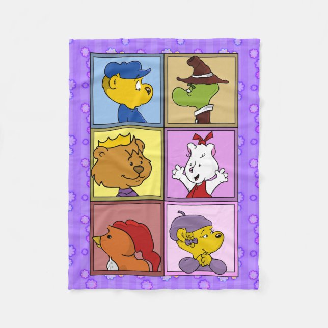 Ferald and Pals Fleece Blanket (Front)