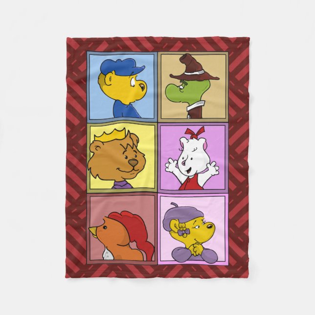 Ferald and Pals Fleece Blanket (Front)
