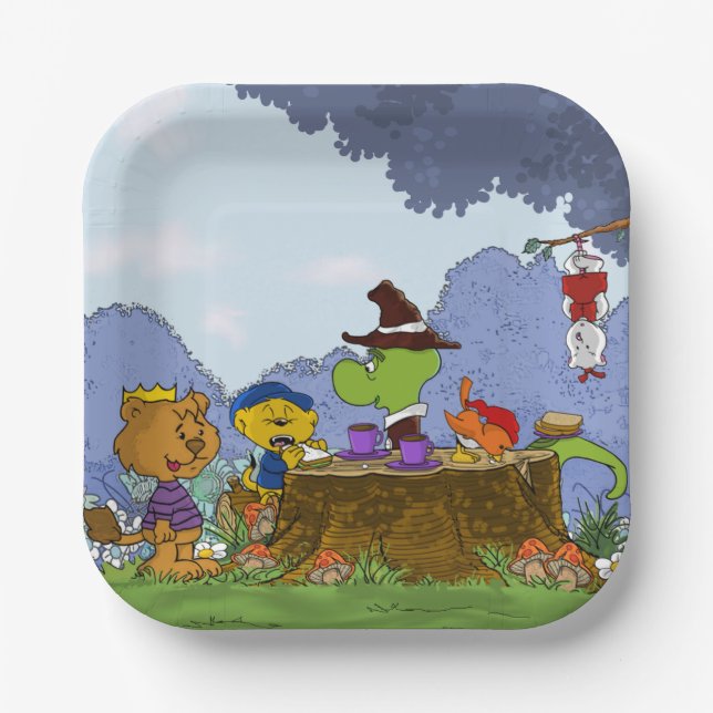 Ferald and Pals Paper Plates (Front)